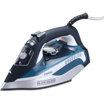 Black+Decker 2400W Steam Iron With Ceramic Soleplate Auto Shut Off, Blue X2150-B5, 1 Year Warranty
