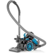 Black+Decker Corded Vacuum Cleaner 21 Kpa Suction Power Multi Cyclonic Bagless Vacuum, 6 Stage Filtration, 1800 W, 2.5 L, VM2080-B5, Blue, 1 Year Warranty