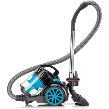 Black+Decker Corded Vacuum Cleaner 21 Kpa Suction Power Multi Cyclonic Bagless Vacuum, 6 Stage Filtration, 1800 W, 2.5 L, VM2080-B5, Blue, 1 Year Warranty