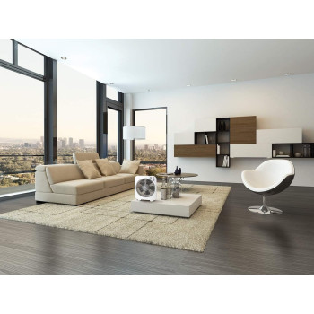 Black+Decker 40W Box Desk Fan 12 Inch Diameter, 3 Speeds Low/Medium/High And 5 Blade Design With Adjustable Portable/Travel Friendly Body To Direct Swing, FB1220-B5, 1 Year Warranty