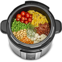 Black+Decker 1000W, 6L, Electric Pressure Cooker 7 In 1, With 12 Smart Programs 9 Safety Features Dishwasher Safe With Accessories, For Quick And Easy Meals, PCP1000-B5, 1 Year Warranty