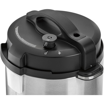 Black+Decker 1000W, 6L, Electric Pressure Cooker 7 In 1, With 12 Smart Programs 9 Safety Features Dishwasher Safe With Accessories, For Quick And Easy Meals, PCP1000-B5, 1 Year Warranty