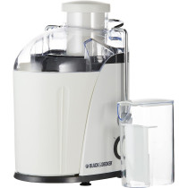 Black+Decker 400W, 65mm, Juice Extractor Xl Feeding Chute 1.3L Large Pulp Container, 350ml Collector, Stainless Steel Filter, For Juicing Fruits And Vegetables Easily, je400-b5, 1 Year Warranty