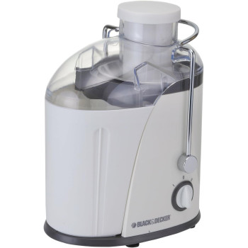 Black+Decker 400W, 65mm, Juice Extractor Xl Feeding Chute 1.3L Large Pulp Container, 350ml Collector, Stainless Steel Filter, For Juicing Fruits And Vegetables Easily, je400-b5, 1 Year Warranty