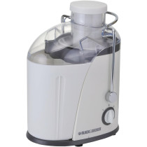 Black+Decker 400W, 65mm, Juice Extractor Xl Feeding Chute 1.3L Large Pulp Container, 350ml Collector, Stainless Steel Filter, For Juicing Fruits And Vegetables Easily, je400-b5, 1 Year Warranty