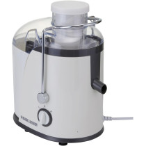 Black+Decker 400W, 65mm, Juice Extractor Xl Feeding Chute 1.3L Large Pulp Container, 350ml Collector, Stainless Steel Filter, For Juicing Fruits And Vegetables Easily, je400-b5, 1 Year Warranty