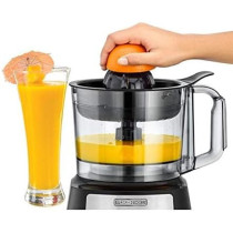 Black+Decker 600 W, 29 Function Food Processor With Blender, Mill And Juicer, Black, FX650, 1 Year Warranty