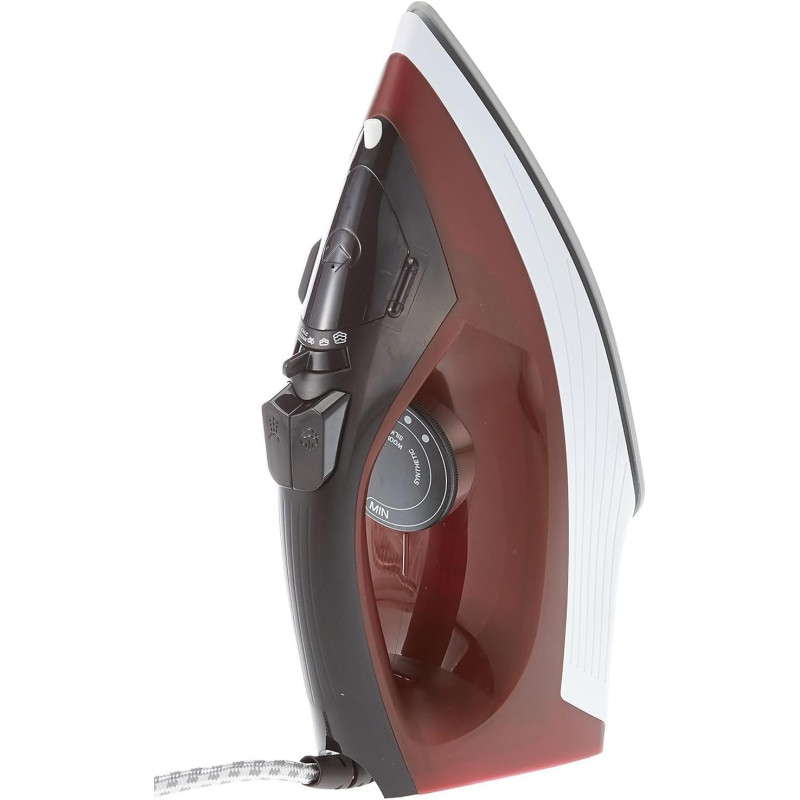 Black+Decker 1600W, 300ml, Steam Iron, Ceramic Coated Soleplate With Anti Calc, Drip, Self Clean And Auto Shutoff, Removes Stubborn Creases Quickly Easily, x1550-b5, 1 Year Warranty