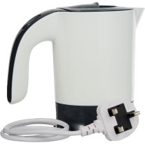 Black+Decker Travel Kettle, 650 W, White Colour, Tr250Ja, 1 Year Warranty