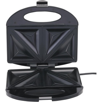 Black+Decker 600W, 2 Slice Non Stick Sandwich Maker, Black, TS1000-B5, 1 Year Warranty