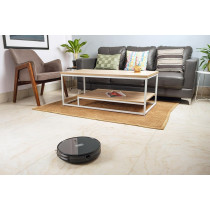 Black+Decker Robotic Vacuum Cleaner And Mop, Alexa Enabled, 2150 Pa Strong Suction Power, Up To 120 Min Runtime, Self Charging, Black, BRVA425B00-B5, 1 Year Warranty