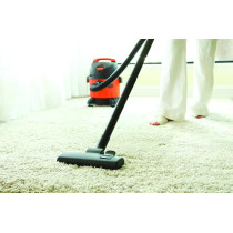Black+Decker 1400W, 20 Liter, Wet And Dry Tank Drum Vacuum Cleaner, Orange/Black, WDBD20-B5, 1 Year Warranty