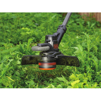 Black+Decker Cordless Power String Trimmer, Powerconnect Series, 18V, 28cm Cuts, 7400 RPM, Lightweight, Orange/Black, STC1820PCB-XJ, 1 Year Warranty