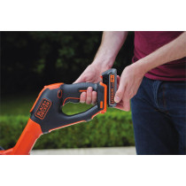 Black+Decker Cordless Power String Trimmer, Powerconnect Series, 18V, 28cm Cuts, 7400 RPM, Lightweight, Orange/Black, STC1820PCB-XJ, 1 Year Warranty