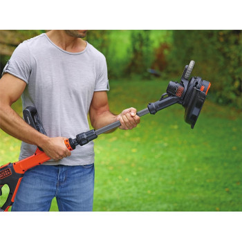 Black+Decker Cordless Power String Trimmer, Powerconnect Series, 18V, 28cm Cuts, 7400 RPM, Lightweight, Orange/Black, STC1820PCB-XJ, 1 Year Warranty