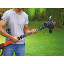 Black+Decker Cordless Power String Trimmer, Powerconnect Series, 18V, 28cm Cuts, 7400 RPM, Lightweight, Orange/Black, STC1820PCB-XJ, 1 Year Warranty