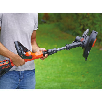 Black+Decker Cordless Power String Trimmer, Powerconnect Series, 18V, 28cm Cuts, 7400 RPM, Lightweight, Orange/Black, STC1820PCB-XJ, 1 Year Warranty