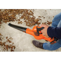 Black+Decker Leaf Blower, Powerconnect System, Blowing Speed 280 Km/h, Ergonomic Handle, GWC1820PCB-XJ, 1 Year Warranty