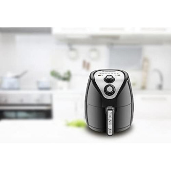 Black+Decker Manual Air Fryer Aerofry, 2.5 L, Black/Silver, Af200-B5, 1 Year Warranty