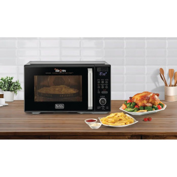 Black+Decker 4 In 1 Digital Microwave Oven With Air Fryer, Grill And Convection, 29L, Black, MZAF2910-B5, 1 Year Warranty