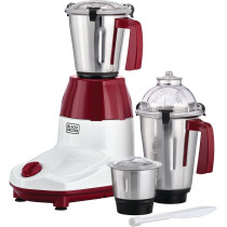 Black+Decker 3 In 1 Multifunctional 750W Mixer Grinder, 3 Jars Set, Blender, Wet And Dry Grinder And Chutney Jar, MG750-B5, 1 Year Warranty