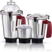 Black+Decker 3 In 1 Multifunctional 750W Mixer Grinder, 3 Jars Set, Blender, Wet And Dry Grinder And Chutney Jar, MG750-B5, 1 Year Warranty