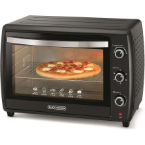 Black+Decker 2200W, 70L, Toaster Oven, 90-230 Temp Setting, Double Grill With Convection And Glass Door For Safety, Multiple Accessories Toasting Baking Broiling, TRO70RDG-B5, 1 Year Warranty