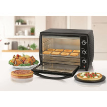 Black+Decker 2200W, 70L, Toaster Oven, 90-230 Temp Setting, Double Grill With Convection And Glass Door For Safety, Multiple Accessories Toasting Baking Broiling, TRO70RDG-B5, 1 Year Warranty