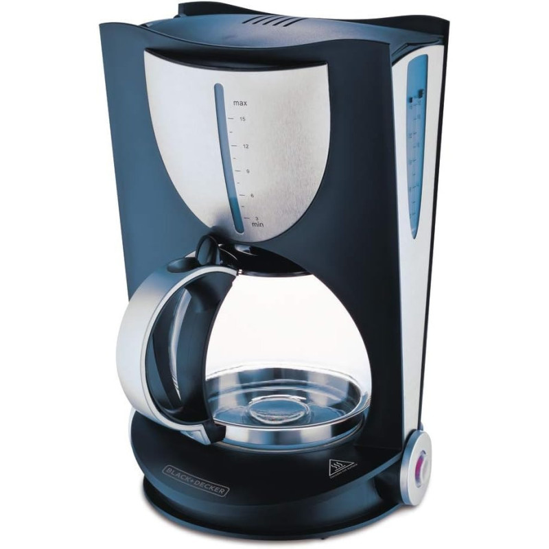 Black+Decker 4 Cup Coffee Maker, 220-240 Volts, Black Colour, 1 Year Warranty