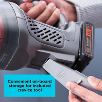 Black+Decker Cordless 18V Handheld Dustbuster Vacuum, 45 Air Watts, 2 Stage Filteration Technology, Extra Large Dust Bowl, Powerful Suction, BCHV001B Battery/Charger Not Included, 1 Year Warranty