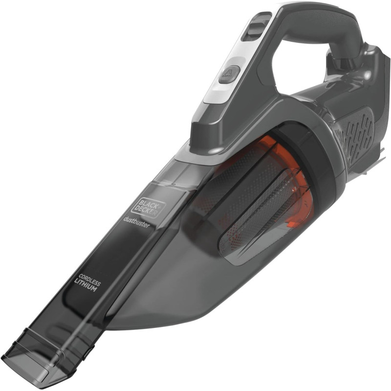 Black+Decker Cordless 18V Handheld Dustbuster Vacuum, 45 Air Watts, 2 Stage Filteration Technology, Extra Large Dust Bowl, Powerful Suction, BCHV001B Battery/Charger Not Included, 1 Year Warranty