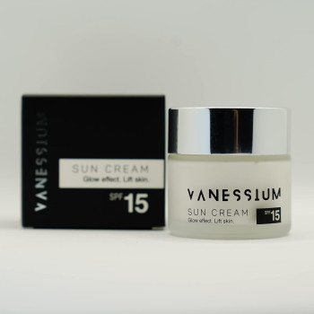 Vanessium Sun Cream SPF15 Glow Effect, Lift Skin, 50 Ml