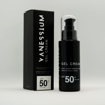 Vanessium Gel Cream SPF50+, Non Greasy Gel-Cream Texture, Water Resistant, 50 Ml