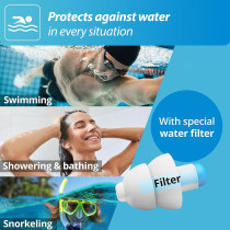 Alpine Swimsafe Swimming Earplugs - 1 Pair