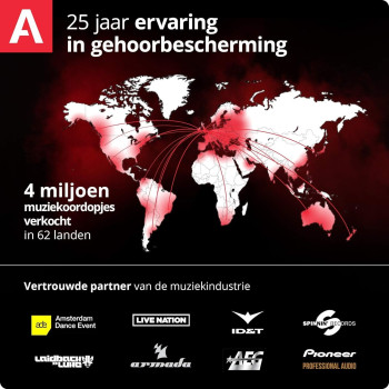 Alpine Partyplug Party Earplugs Hypoallergenic Reusable Musician Ear Plugs For Noise Reduction, Transparent, 1 Pair