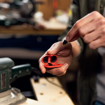 Alpine Worksafe Working Earplugs, Hearing Protection Ear Plugs For Work And Diy, 1 Pair