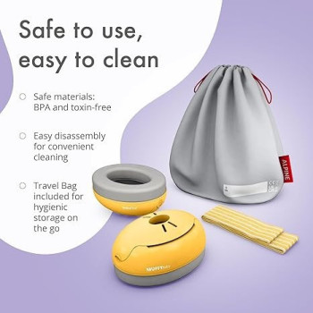 Alpine Muffy Baby, Baby Noise Protection Headphones Prevent Hearing Damage And Improve Sleep On The Go, Adjustable Headband, Yellow