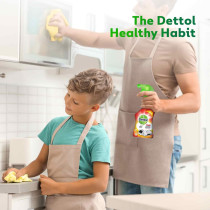 Dettol Healthy Bathroom And Kitchen Power Cleaner Trigger Spray, Pack Of 2 Pieces, 500Ml Each