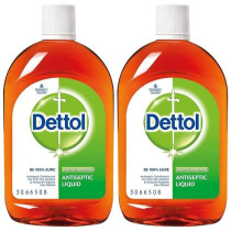 Dettol Antiseptic Antibacterial Disinfectant Liquid And Anti-Bacterial Surface Disinfectant, Trigger Spray Bottle, Pack Of 2, 500 Ml