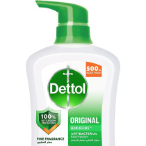 Dettol Original Shower Gel And Body Wash, Pine Fragrance For Effective Germ Protection And Personal Hygiene, Pack Of 2, 500Ml Each