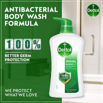 Dettol Original Shower Gel And Body Wash, Pine Fragrance For Effective Germ Protection And Personal Hygiene, Pack Of 2, 500Ml Each