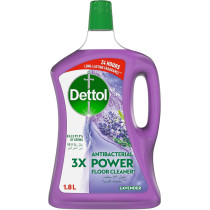 Dettol Lavender Antibacterial Power Floor Cleaner With 3 Times Powerful Cleaning, Kills 99.9 Percentage Of Germs, Pack Of 2, 1.8Liters Each