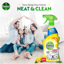 Dettol Lemon Healthy Home All Purpose Cleaner Trigger 500Ml Plus Dettol Pine Antibacterial Power Floor Cleaner 3L