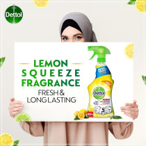 Dettol Lemon Healthy Home All Purpose Cleaner Trigger 500Ml Plus Dettol Pine Antibacterial Power Floor Cleaner 3L