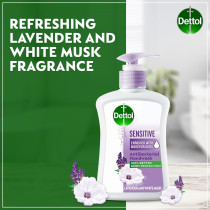 Dettol Sensitive Anti-Bacterial Liquid Hand Wash, Pack Of 3, 200Ml