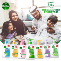 Dettol Sensitive Anti-Bacterial Liquid Hand Wash, Lavender And White Musk, Pack Of 6, 200Ml Each
