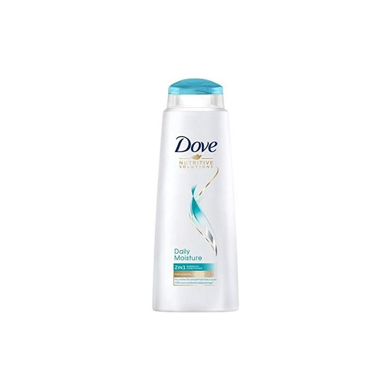Dove Daily Moisture 2-In-1 Shampoo And Conditioner, 400 Ml