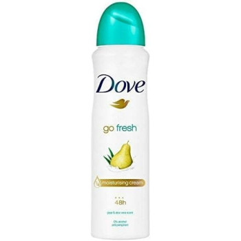 Dove Spray Go Fresh Pear And Aloe Antiperspirant Deodorant Spray, Pack Of 3, 150Ml Each