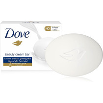 Dove Moisturising Soap Bar Nourishing Formula For All Skin Types, Original, ¼ Moisturising Cream, Pack Of 12, 135 Gm Each