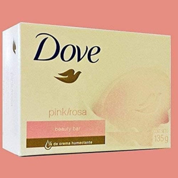 Dove Beauty Cream Bar Soaps, Pink/Rosa, Pack Of 6, 135G Each